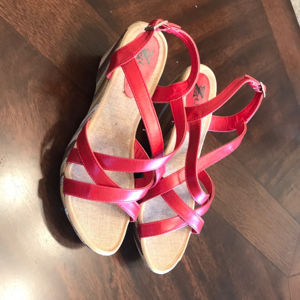Zuka Wedge Sandals-Feel like a size 8.5